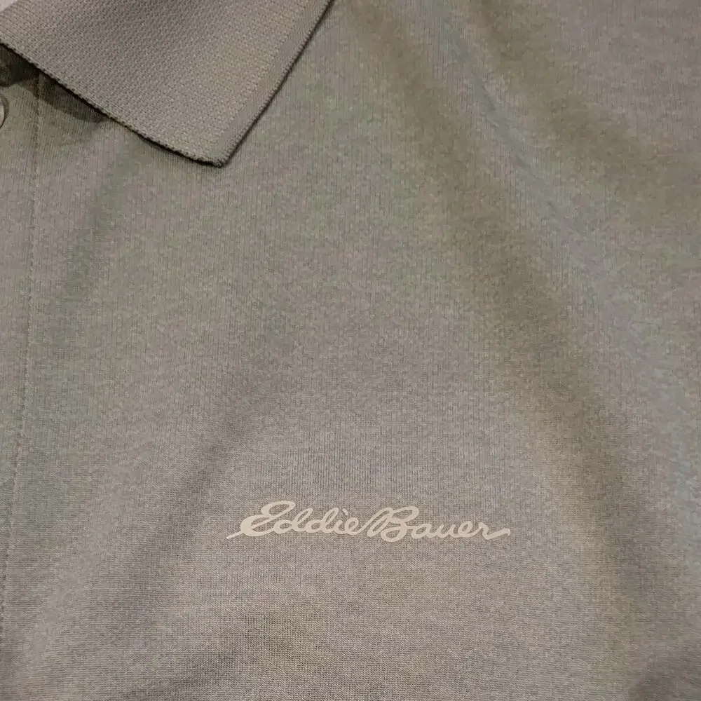 Eddie Bauer Men's Resolution Short Sleeve Polo Gray Size 3XL,NWT - Picture 3 of 6
